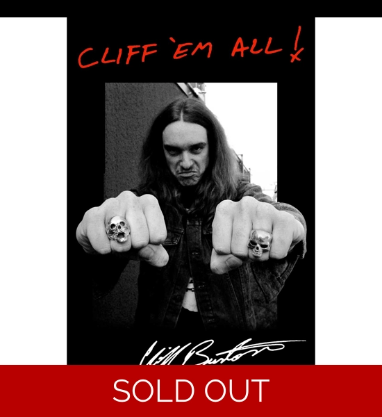 Cliff'em All Textile Poster